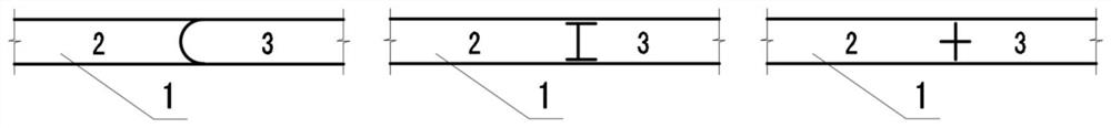 H-shaped steel structure for lap joint of underground diaphragm walls with different thicknesses