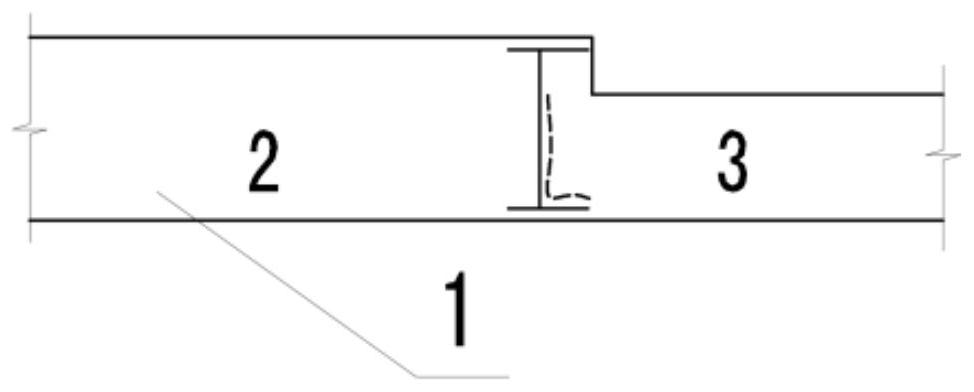 H-shaped steel structure for lap joint of underground diaphragm walls with different thicknesses