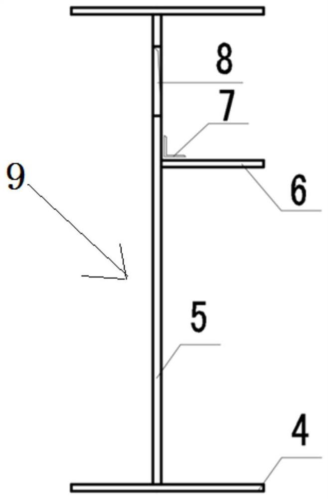 H-shaped steel structure for lap joint of underground diaphragm walls with different thicknesses