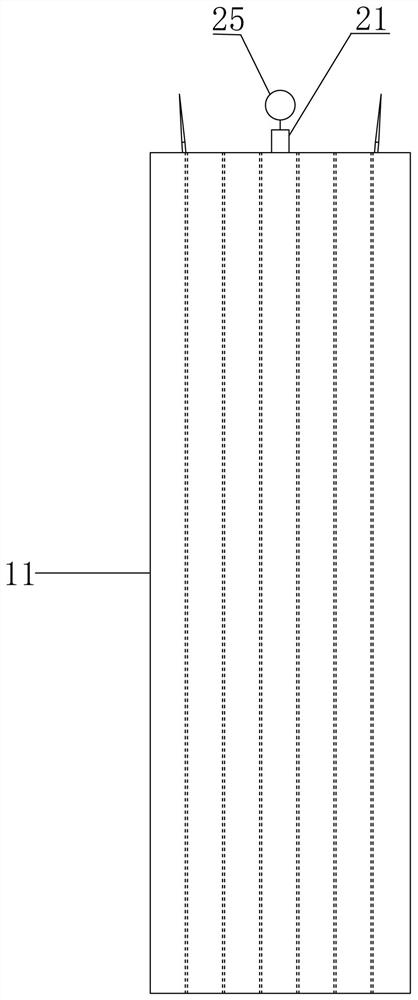 Reinforcing device and method for rock slope containing weak interlayer