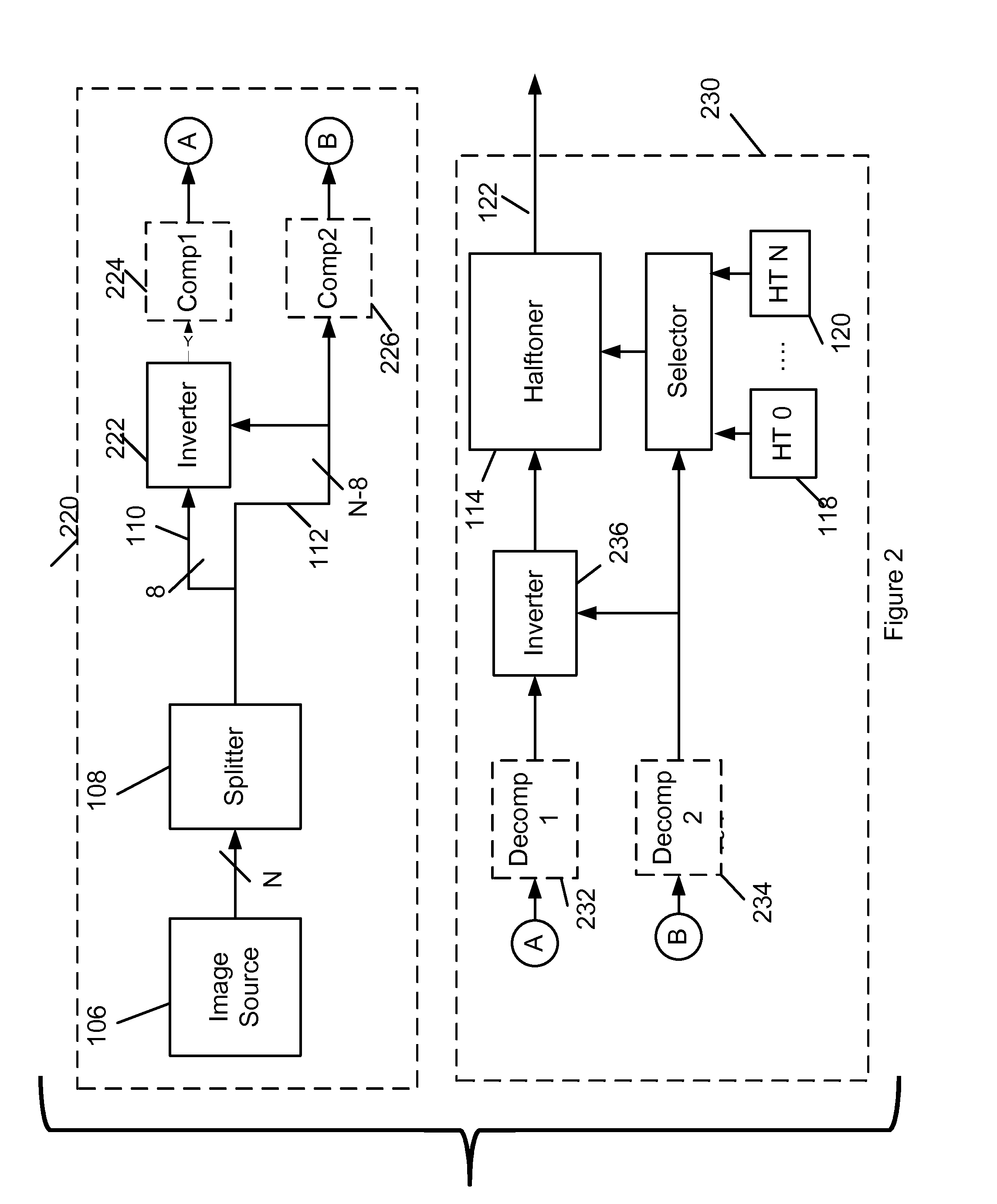 Method for achieving higher bit depth in tagged image paths