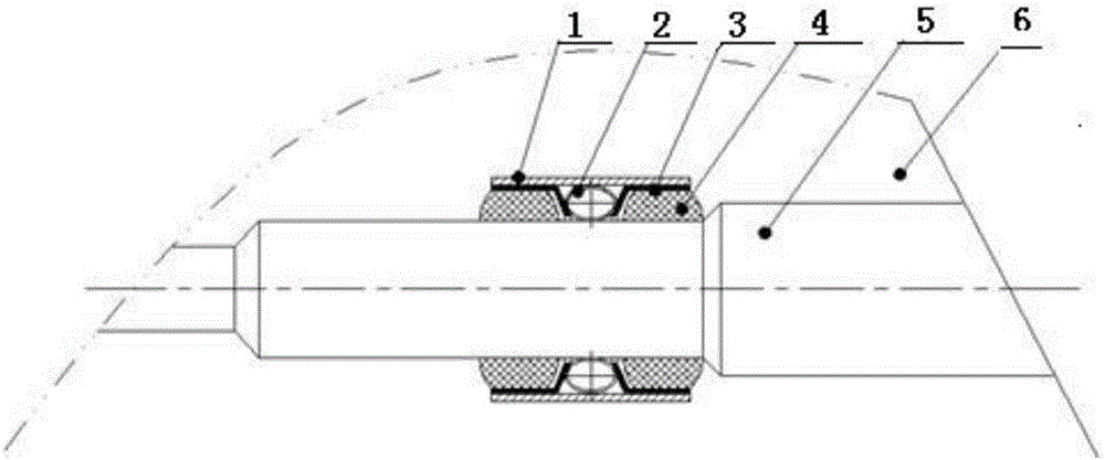 Implanted cardiac pacemaker positive and negative electrode connection integrated structure