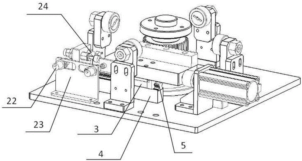 Angular rotating locating mechanism