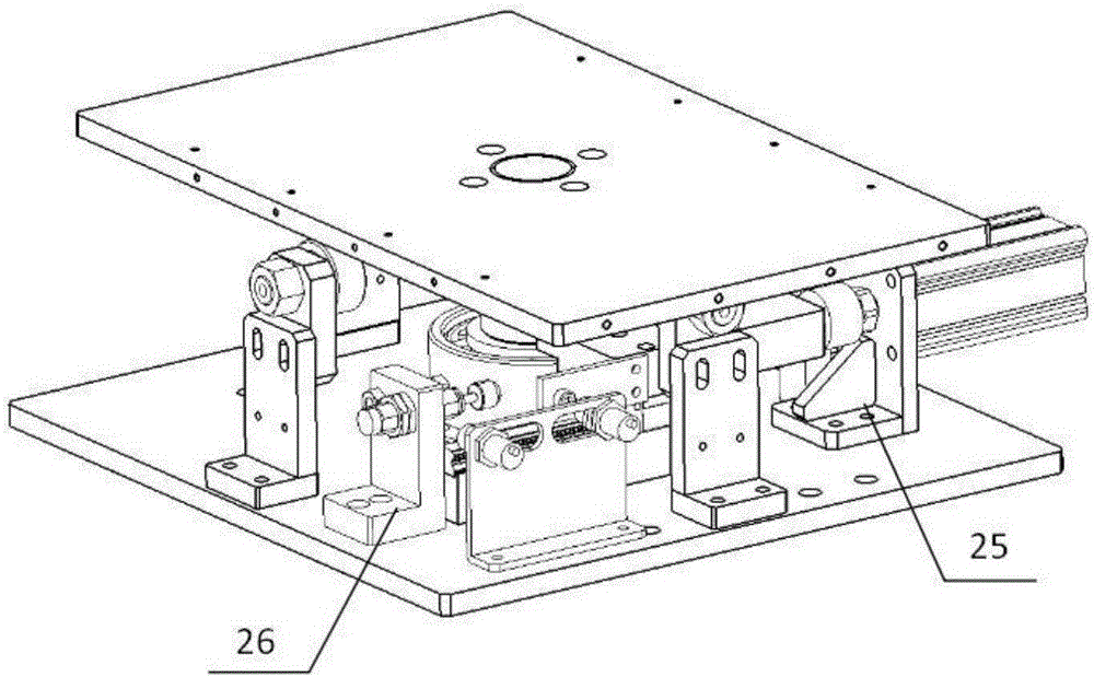 Angular rotating locating mechanism