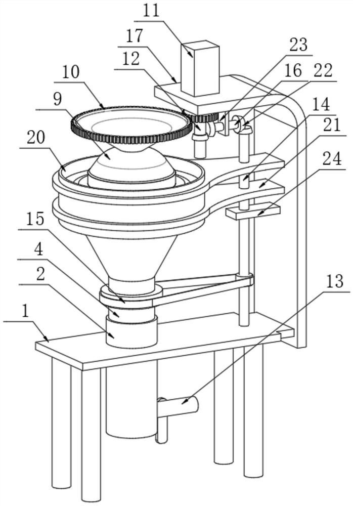 Middle adapting device for flue gas waste heat recovery