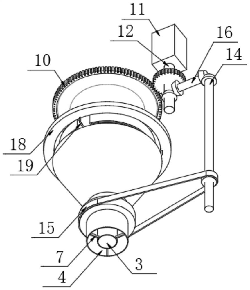 Middle adapting device for flue gas waste heat recovery