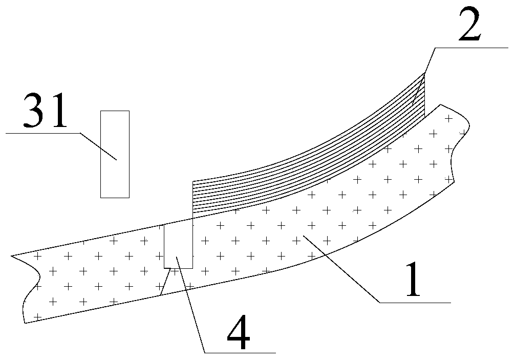 Mold and method for making wind turbine blades