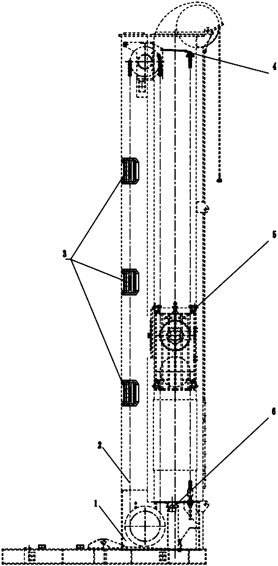 Lubricating system and oil pumping unit comprising lubricating system