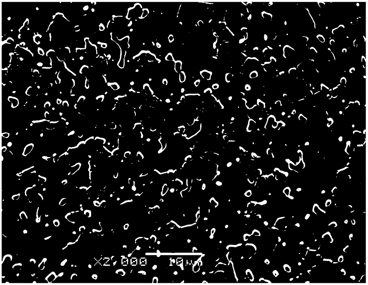 W-Mo-Re-HfC alloy material and preparation method thereof