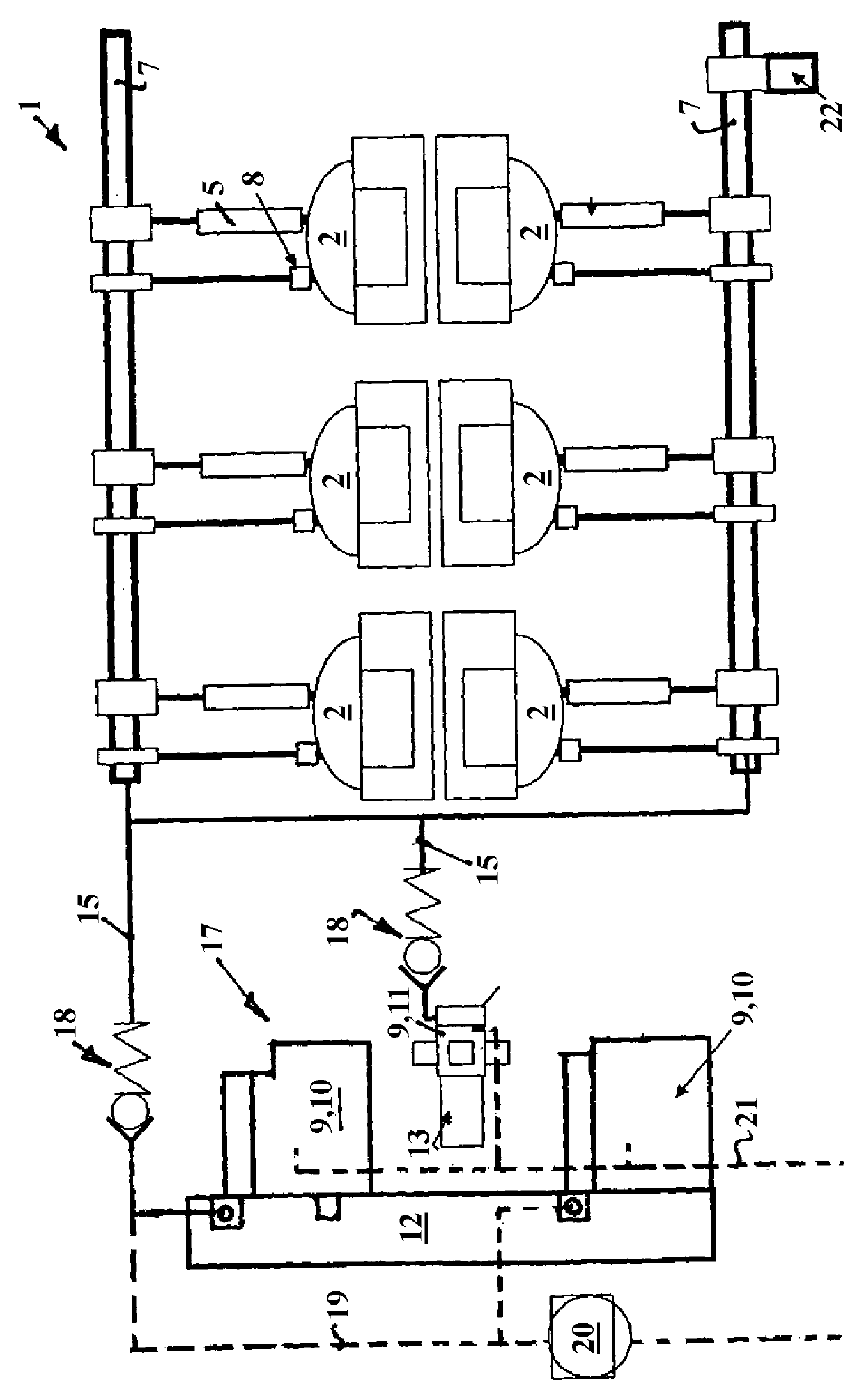 Internal combustion engine for operation with liquid and/or gaseous fuel