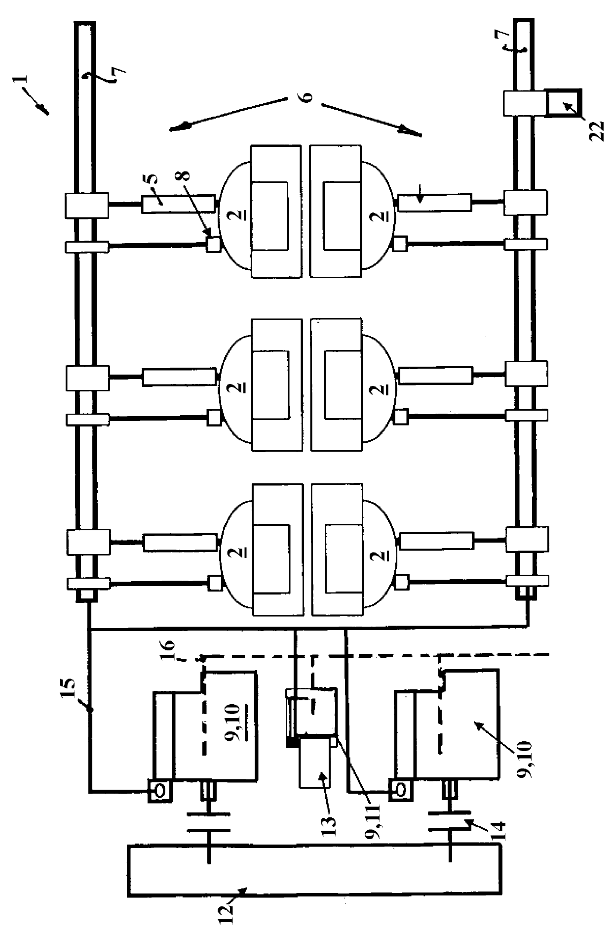 Internal combustion engine for operation with liquid and/or gaseous fuel