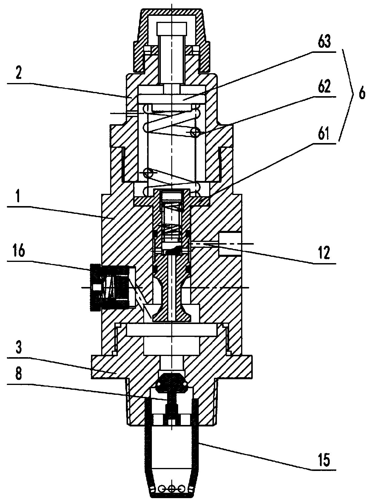 Pressure-reducing pressure-stabilizing and constant-pressure starting valve for fire fighting