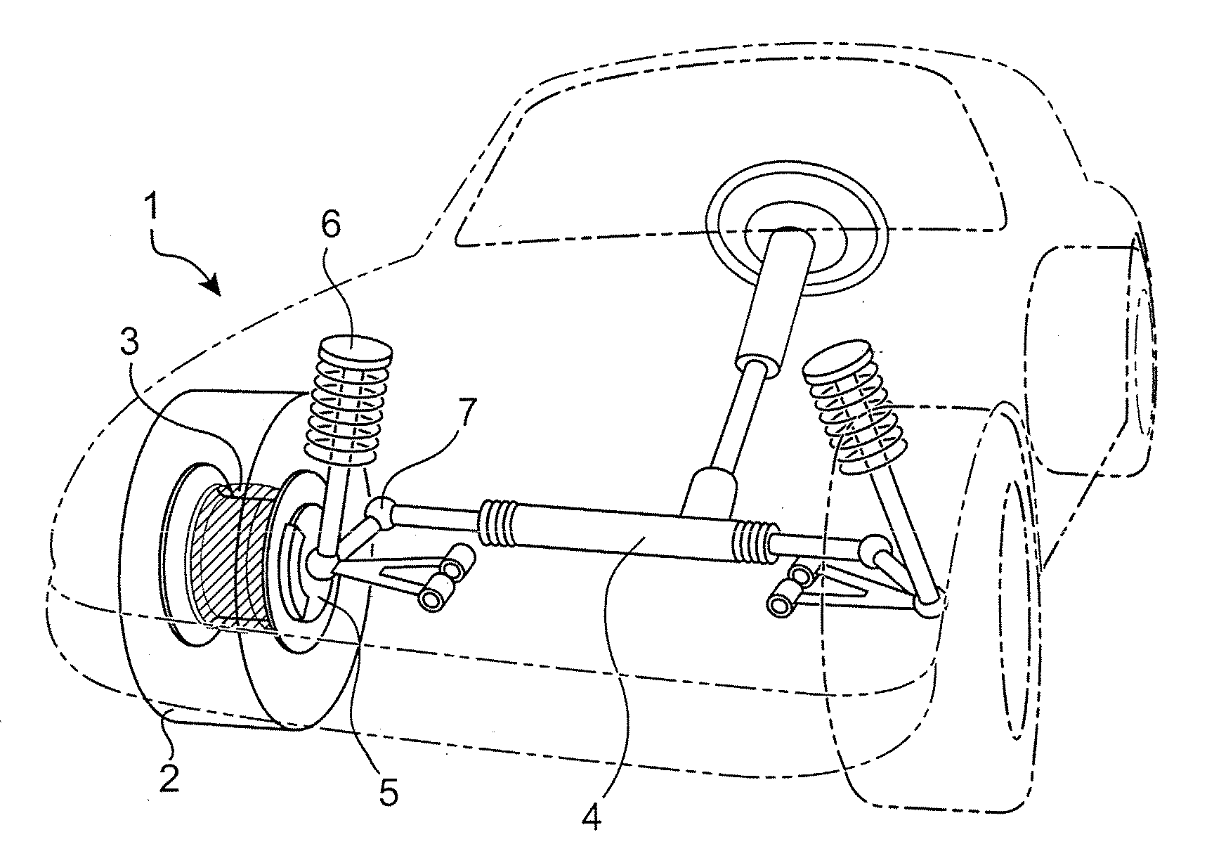 Hybrid Resonant Structure to Verify Parameters of a Tire