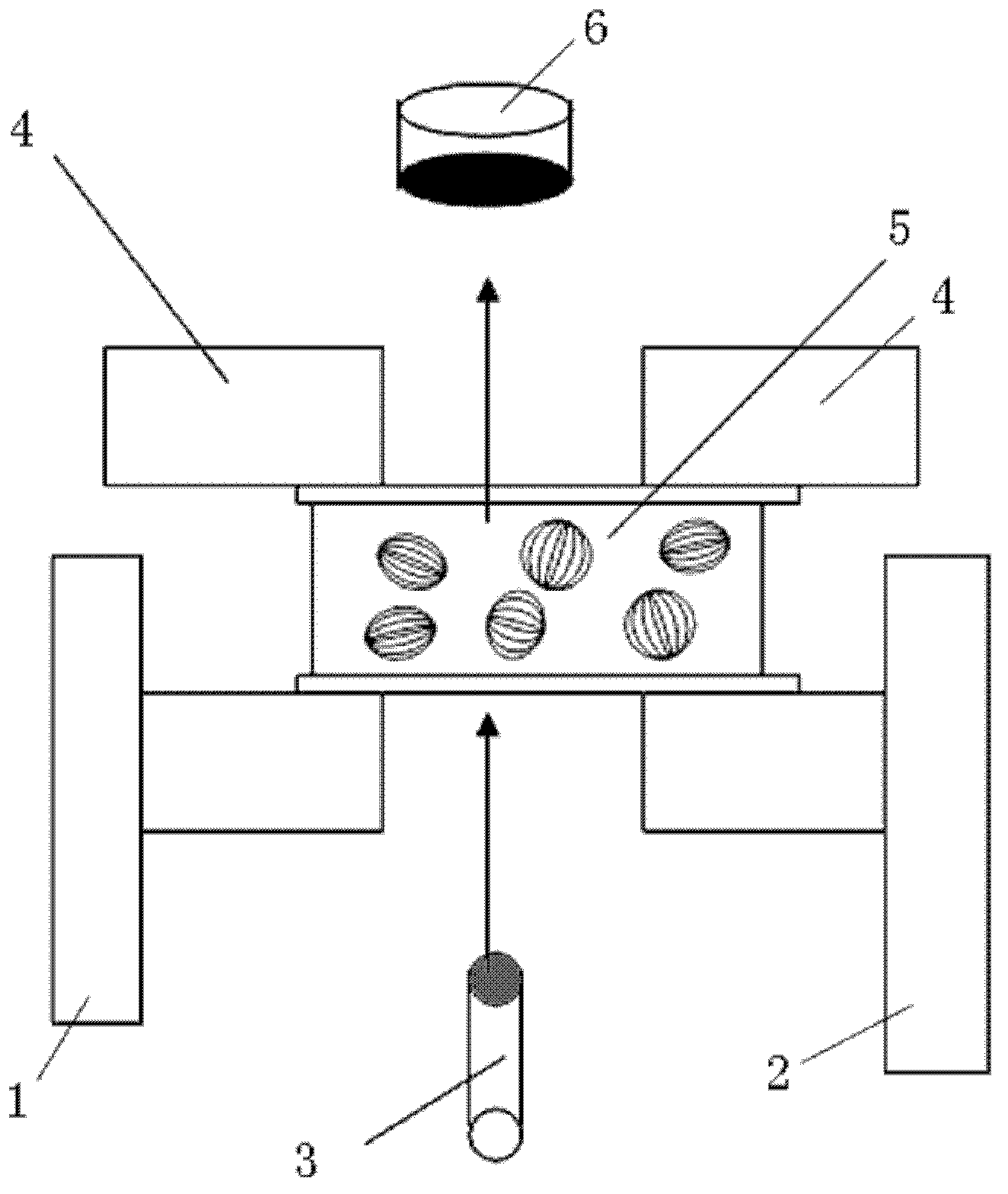 Polymer dispersed liquid crystal thin box micro-displacement sensor and measuring method thereof