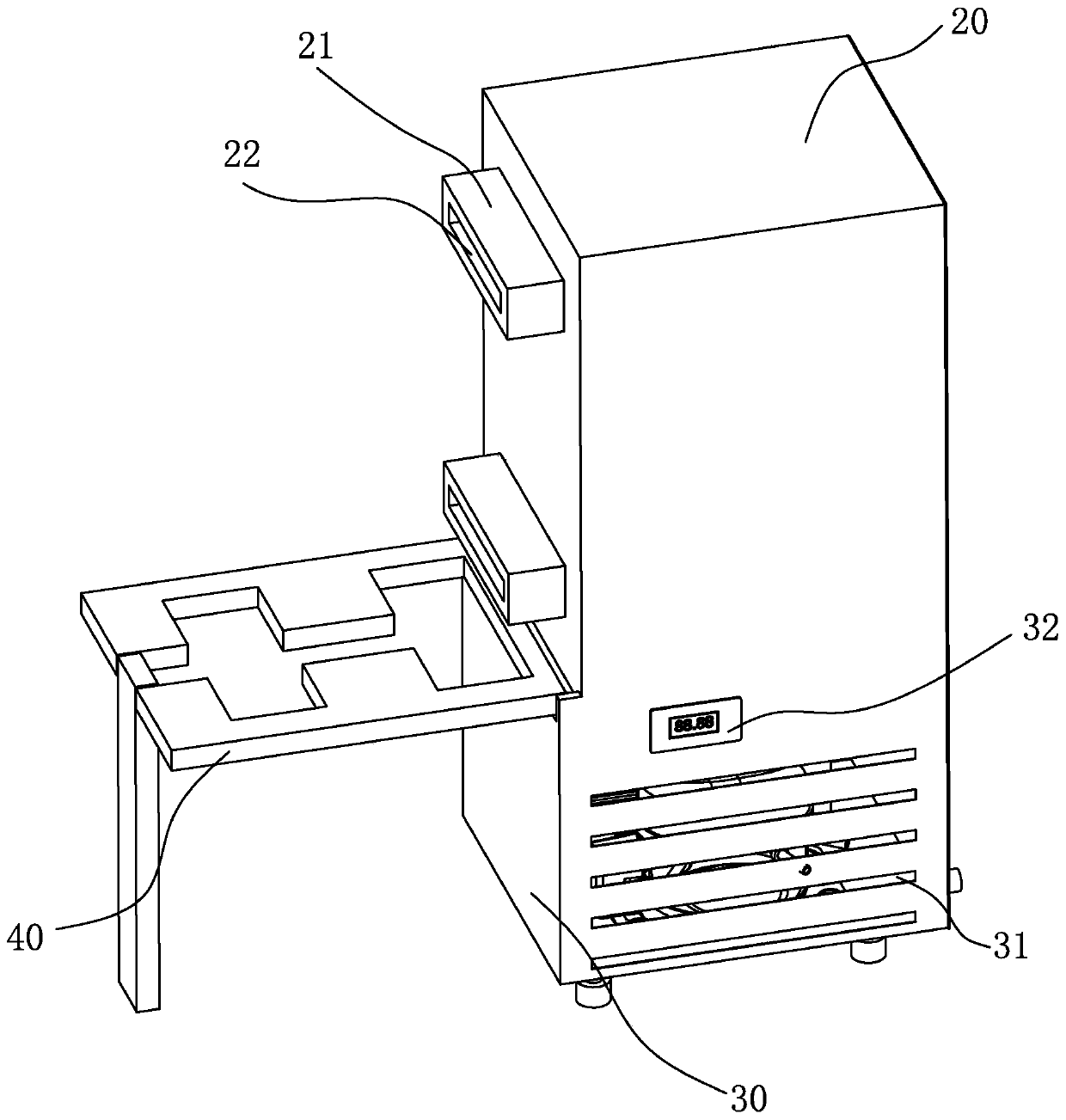 Refrigerating-type first-aid backpack heat-preservation system and working method thereof