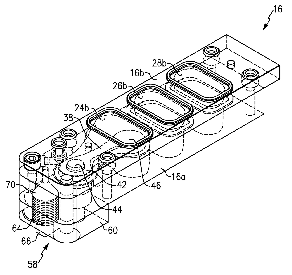 Flow control mounting assembly for a valve