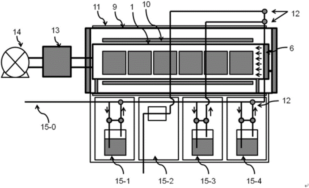 Atomic layer deposition-based vacuum coating device for solar cell production