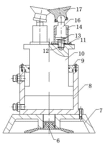 Supporting device and supporting method for machining propeller blade