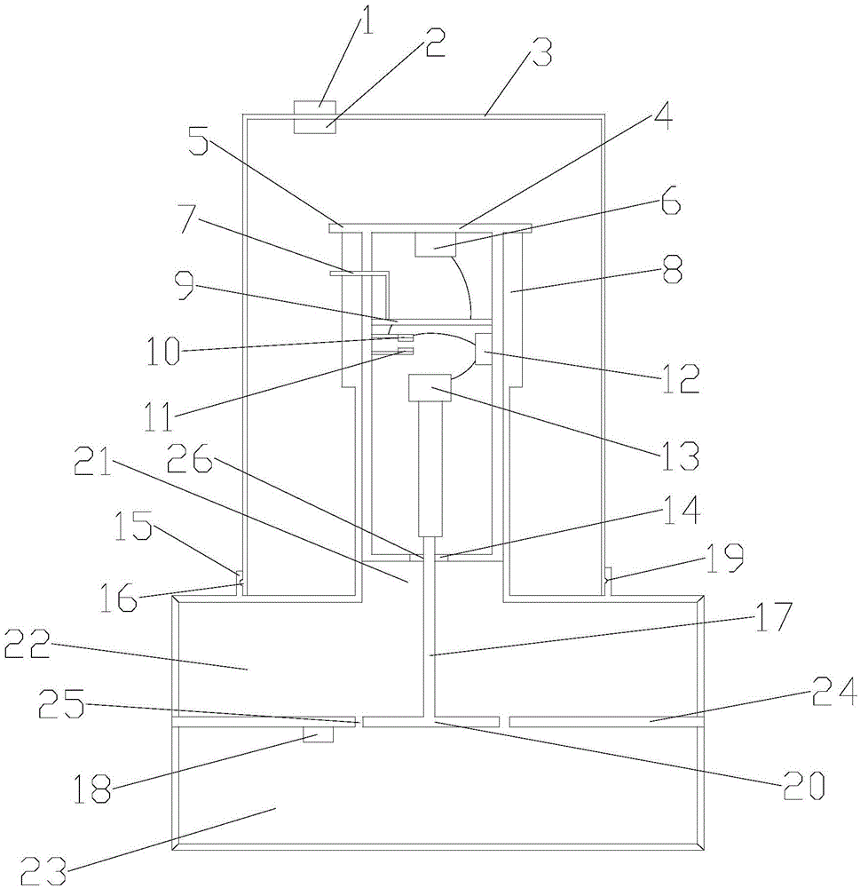 Automatic alarm room temperature on-off control valve