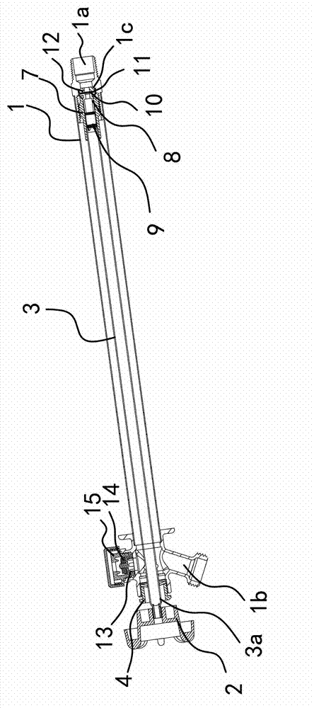 Through-wall antifreezing valve