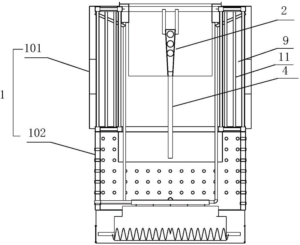 Self-circulating type garbage disposal equipment