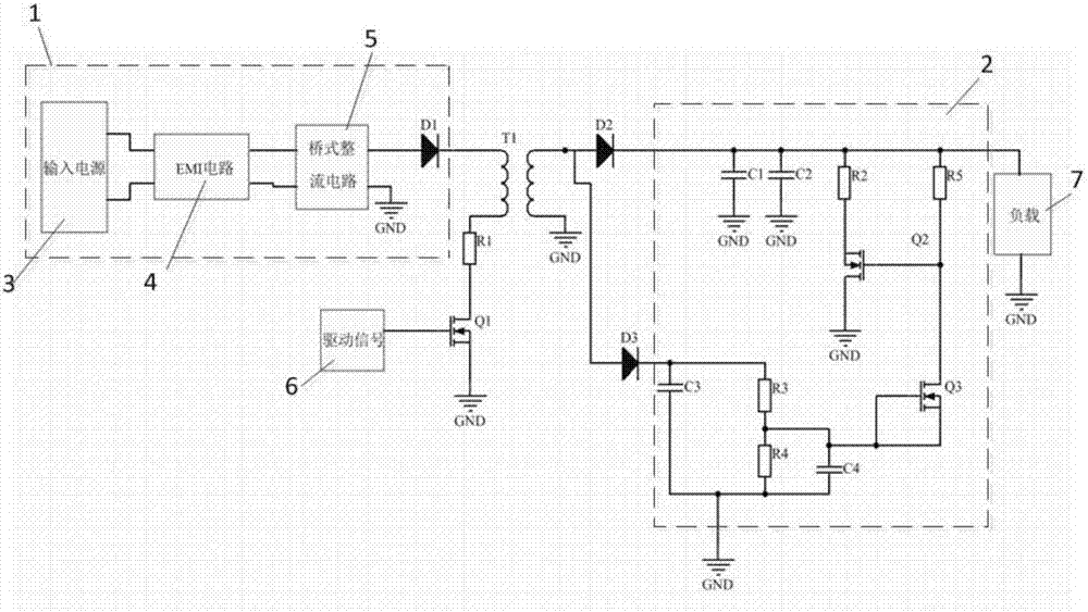 An off-and-halt type LED drive circuit