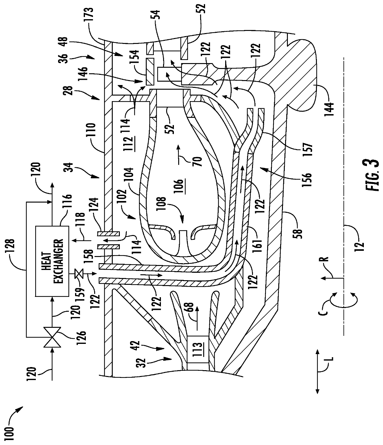 System for controlling blade clearances within a gas turbine engine