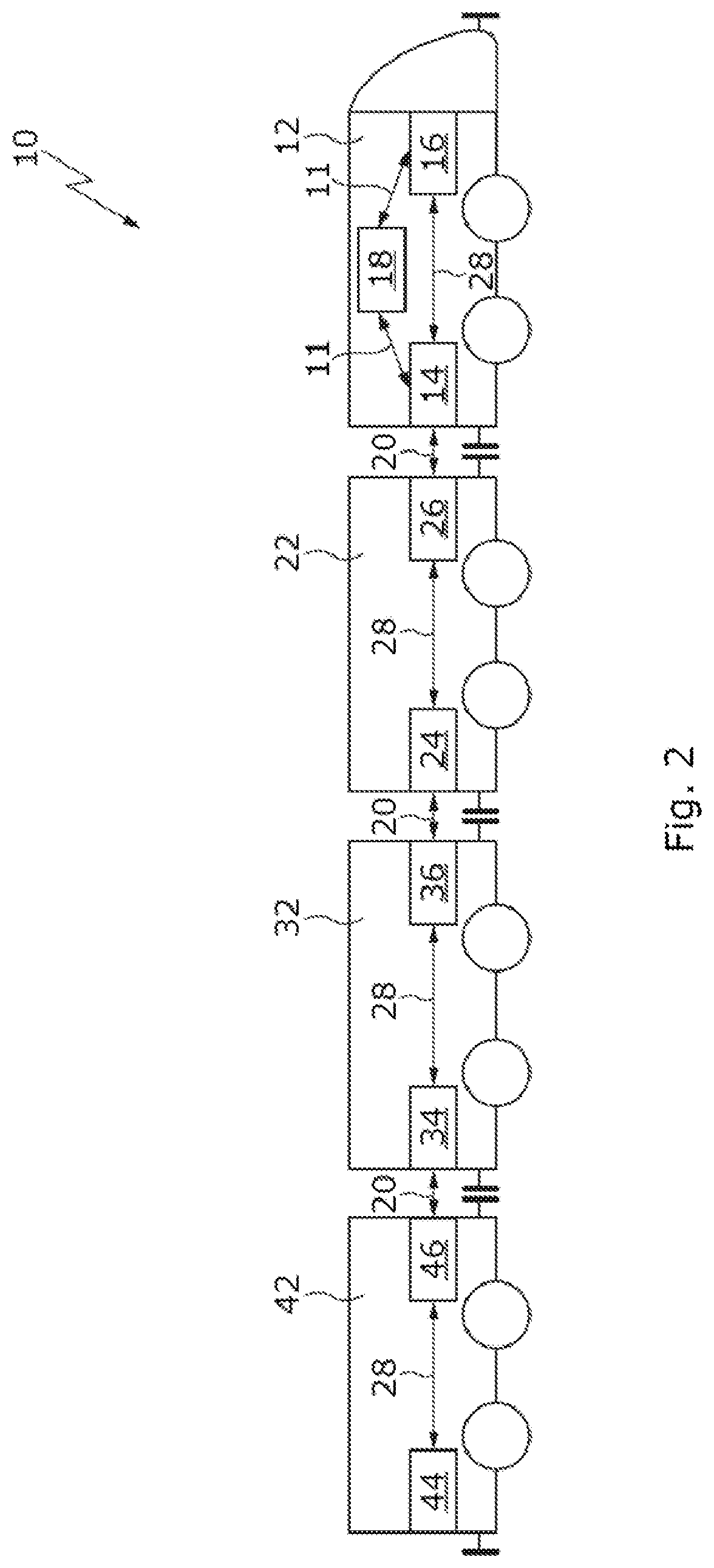 Method for wagon-to-wagon communication, method for controlling integrity of a train and train wagon