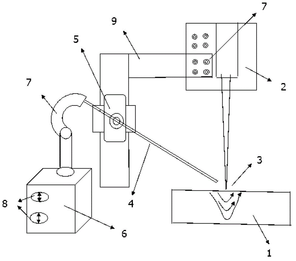 Method and device for controlling laser welding seam holes