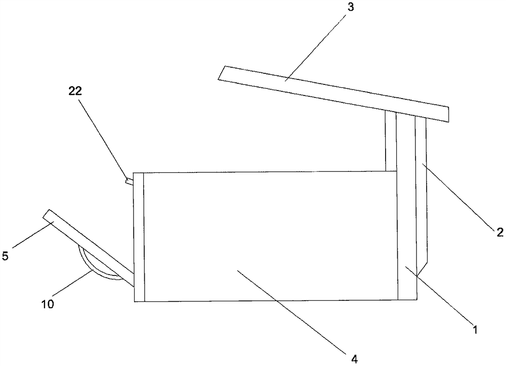 Bus station shelter with protection function