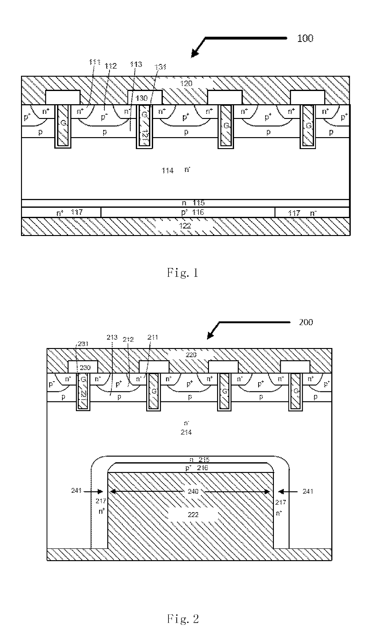 Reverse-conducting insulated-gate bipolar transistor structure and corresponding fabrication method thereof