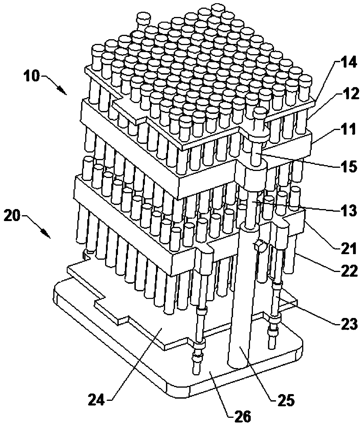 Tissue forming device for burn special makeup