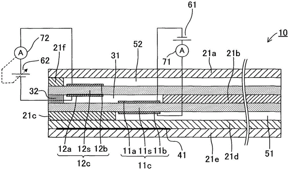 Gas detection device