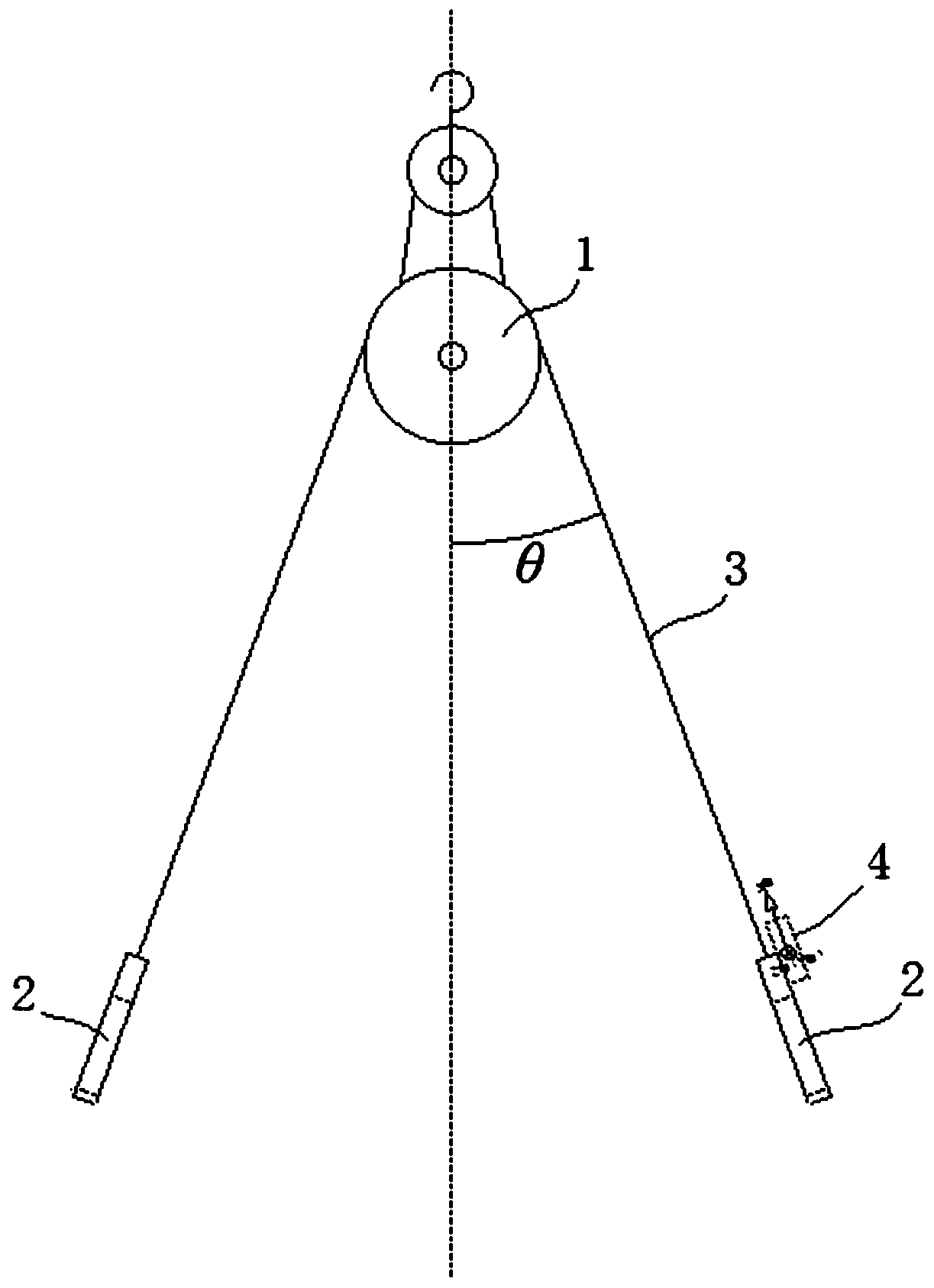 Intelligent module for obtaining reciprocating traction training parameters