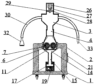 SLM powder recycling device