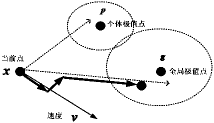 Real-time interval transit time extraction method based on particle swarm optimization