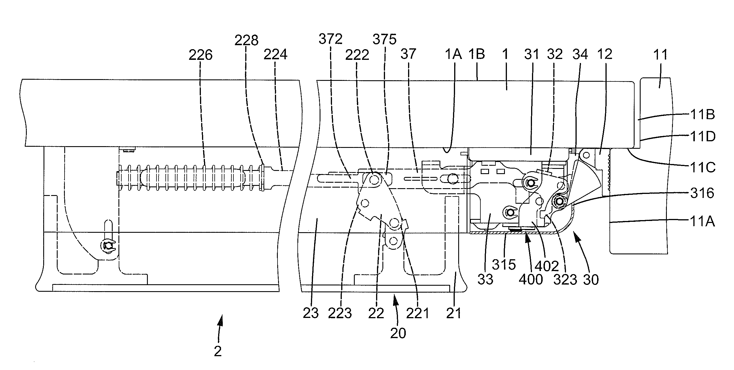 Stop Device for Door Lock for Panic Exit Door