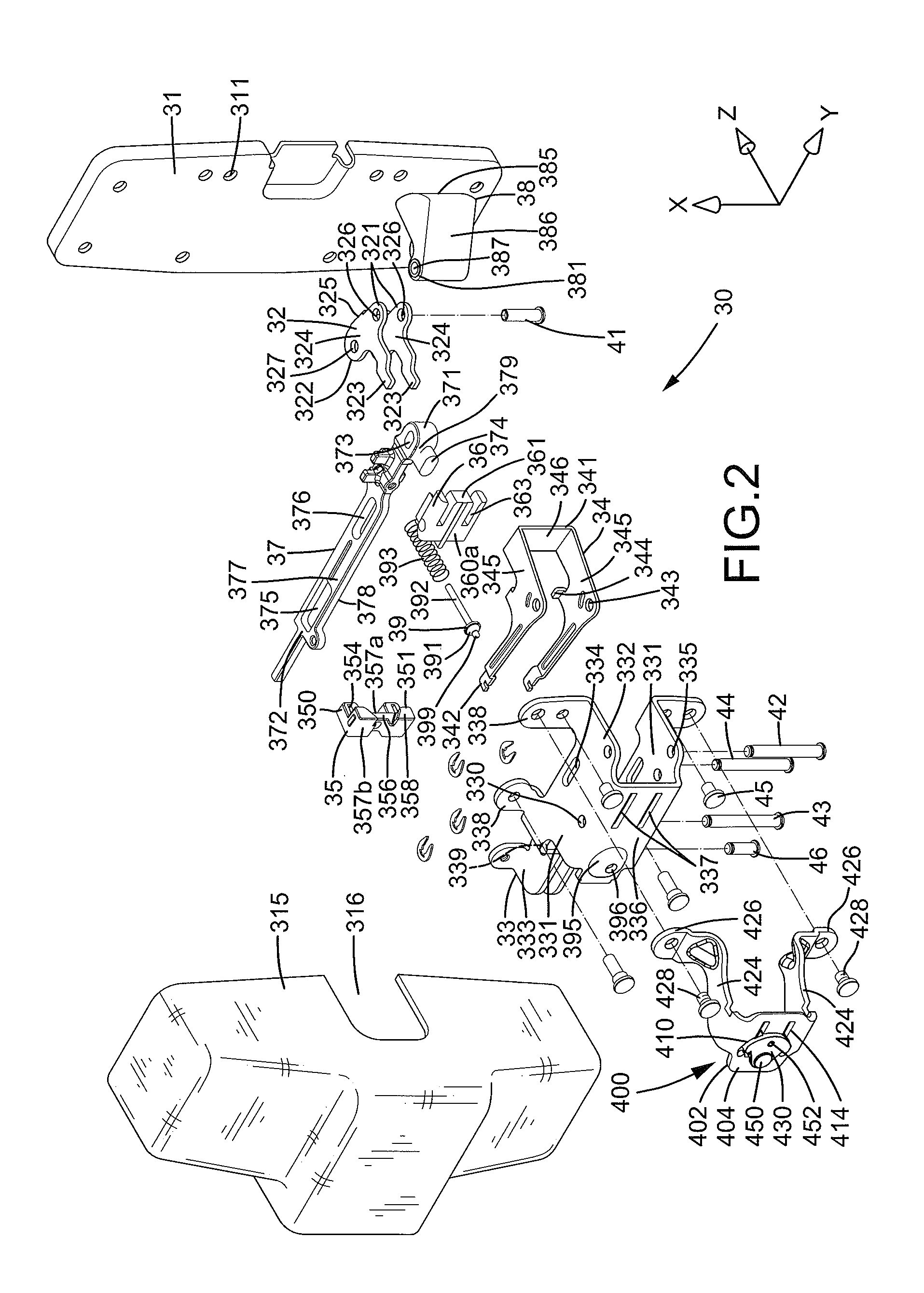 Stop Device for Door Lock for Panic Exit Door