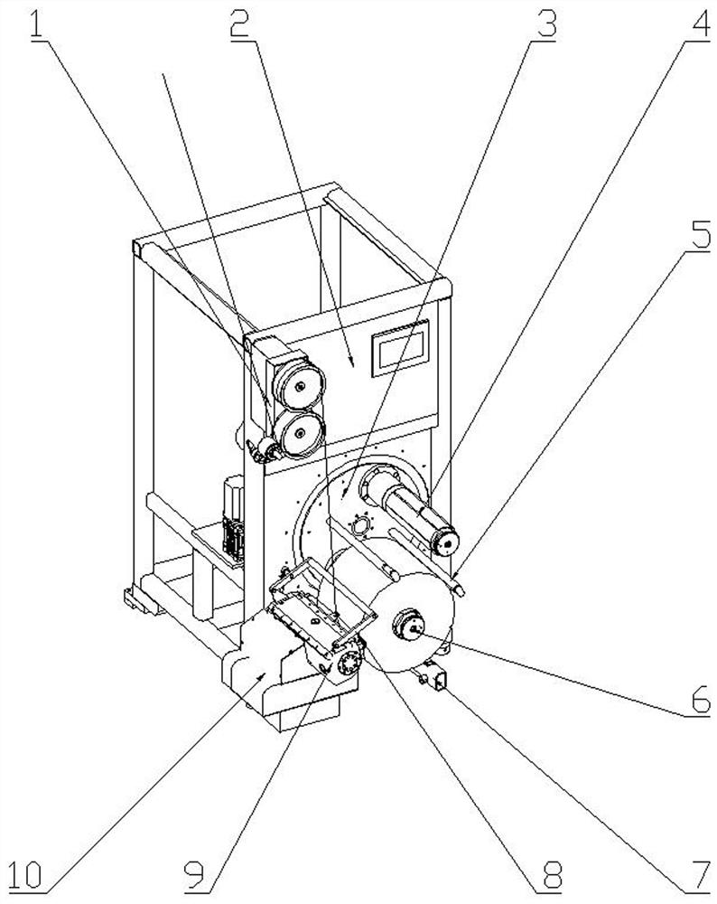 Automatic creeling winder and control method thereof