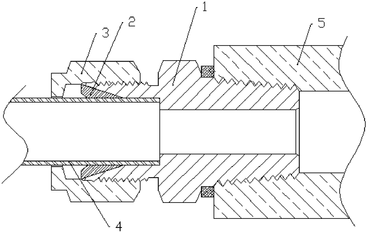 Method for replacing oil inlet pipe of crane