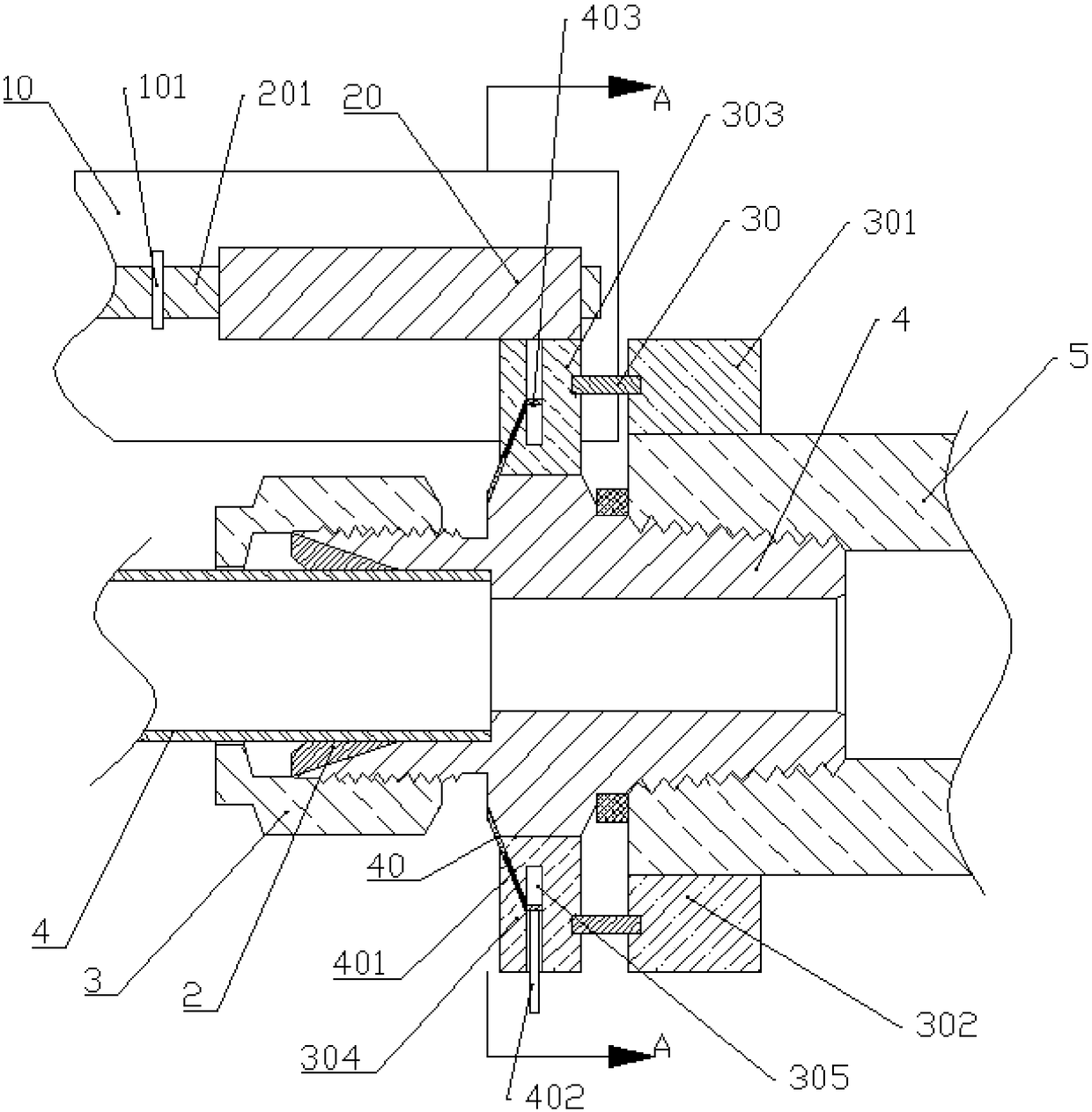 Method for replacing oil inlet pipe of crane