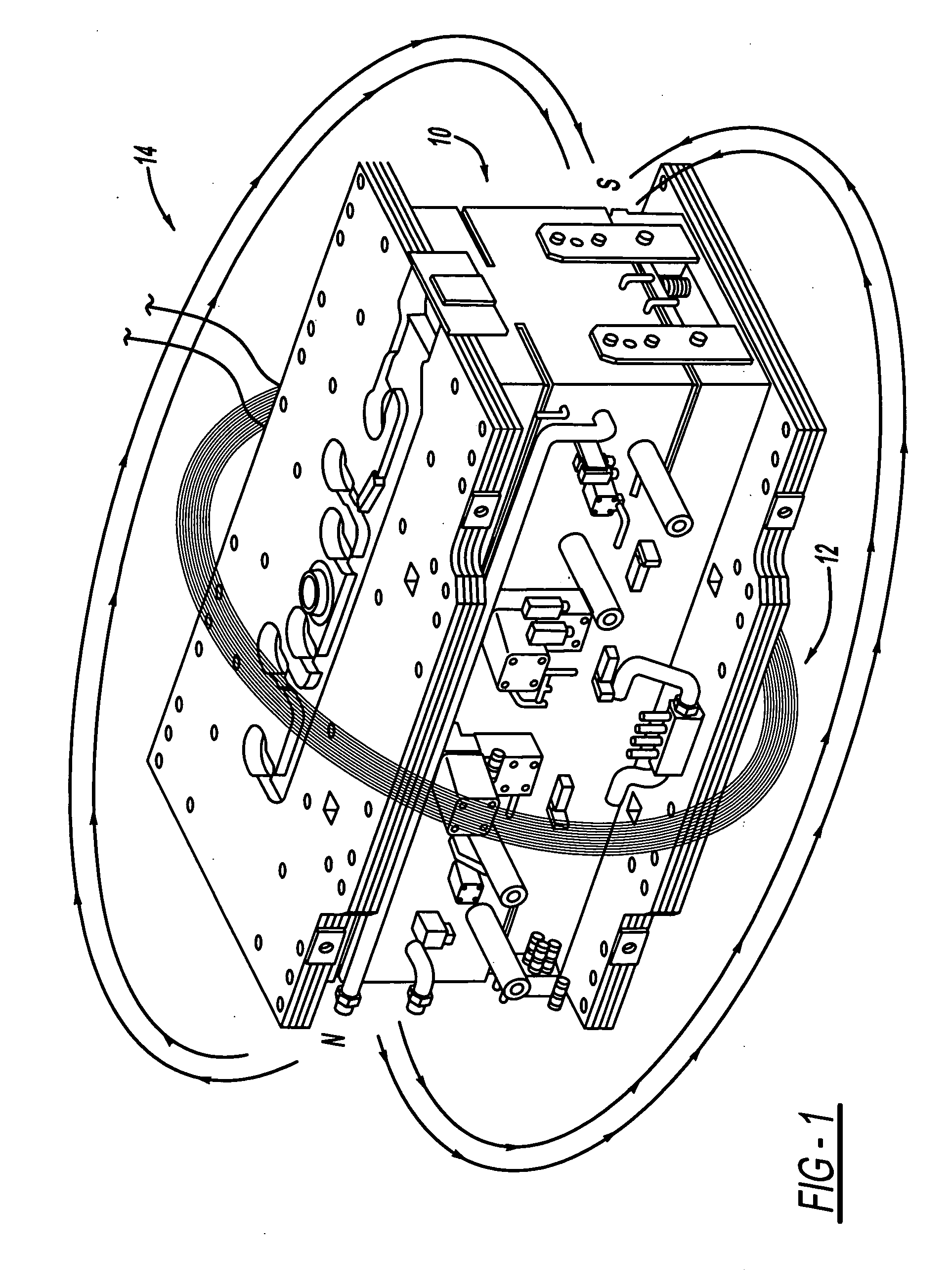 Magnetic alignment of nanoparticles within a polymer