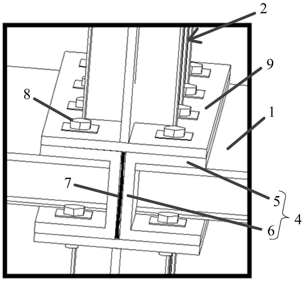 Vibration reduction connecting structure of boxboard type building, boxboard type steel structure building and construction method of boxboard type steel structure building