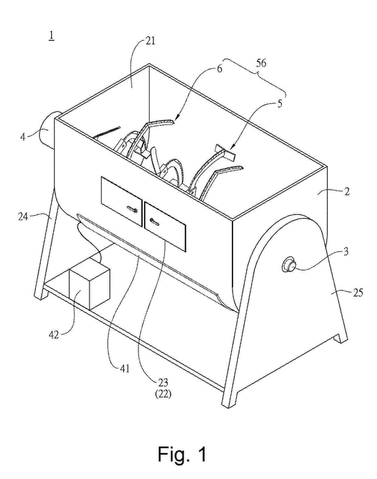 Organic fertilizer mixing device