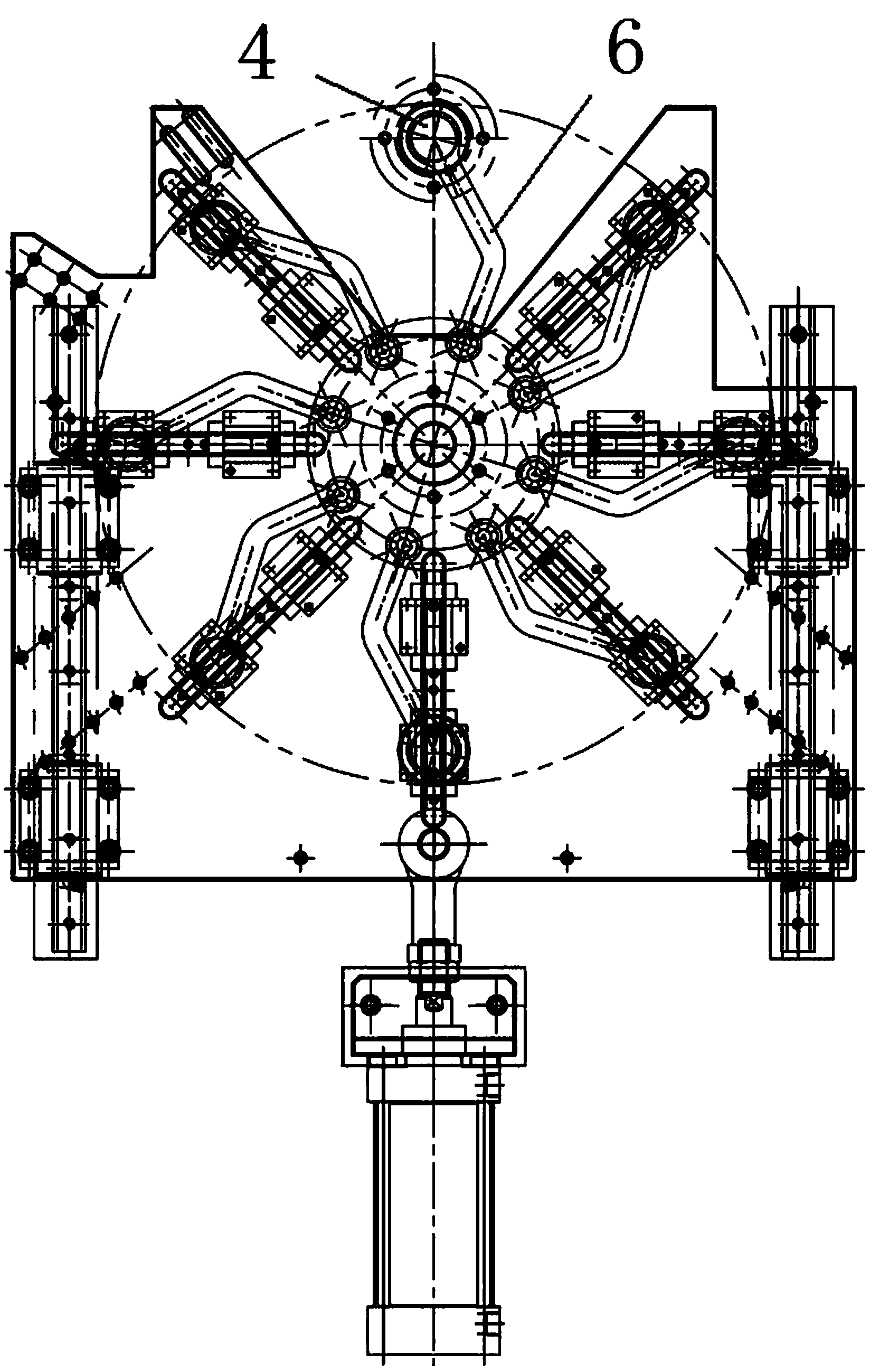 Roller expansion and shrinkage device