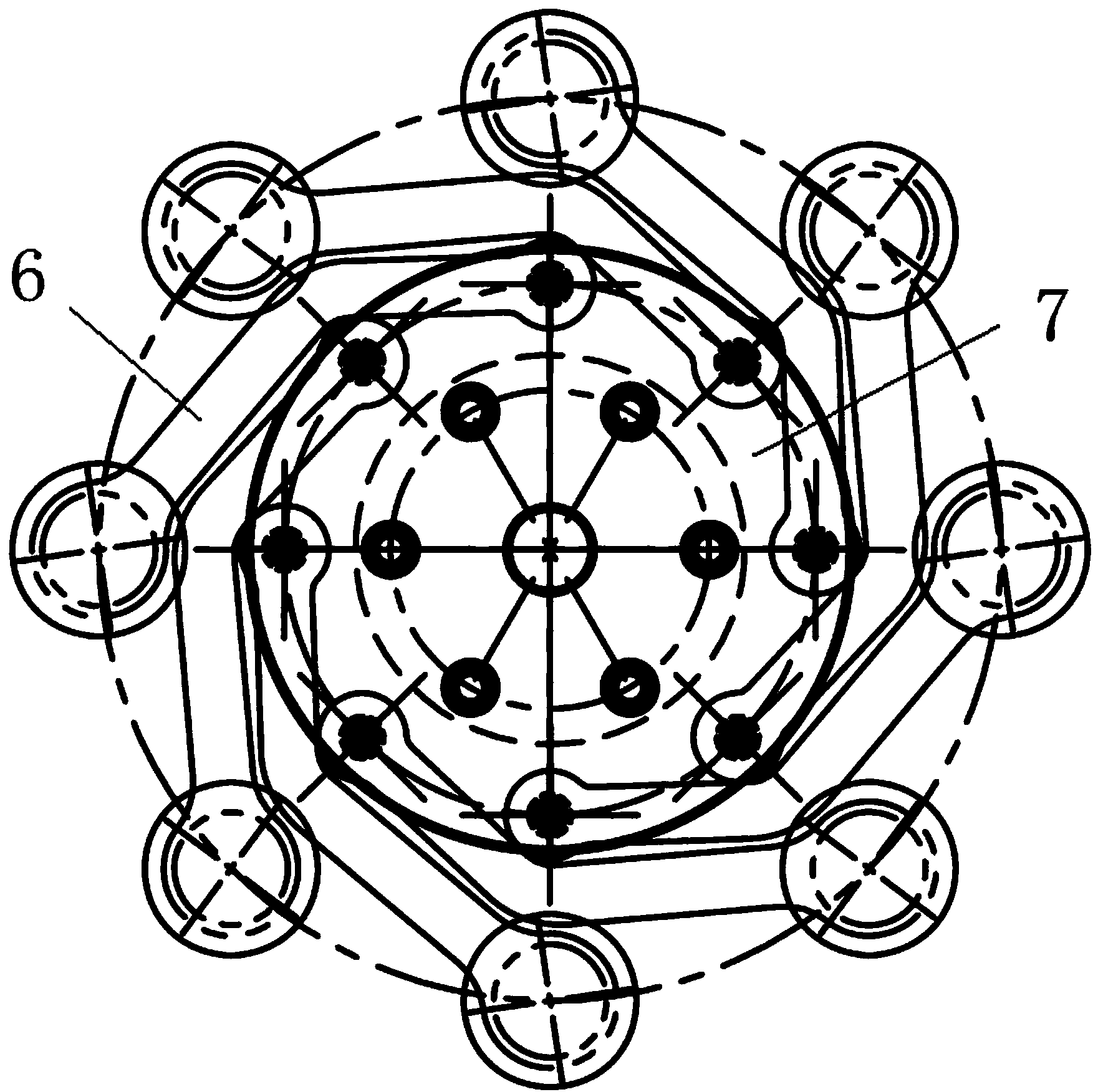 Roller expansion and shrinkage device