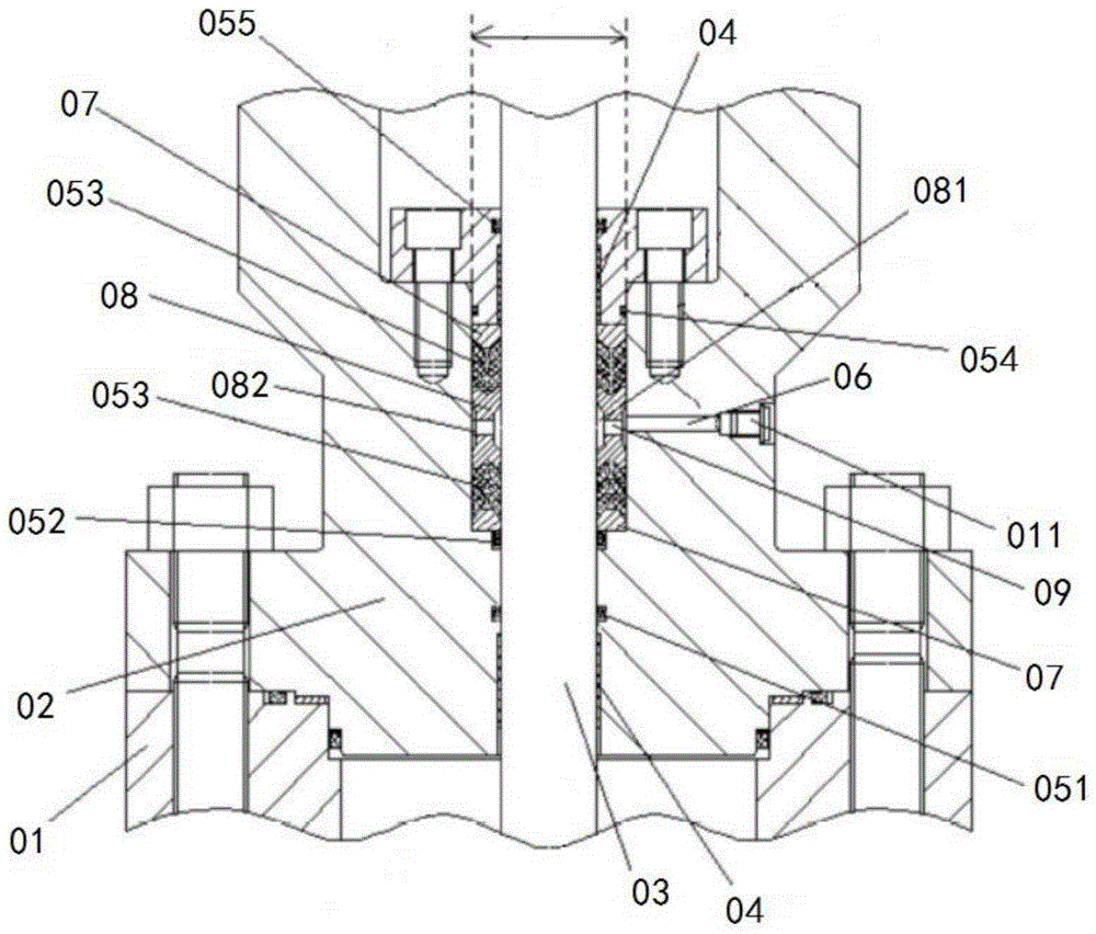 Sealing structure and gate valve with sealing structure