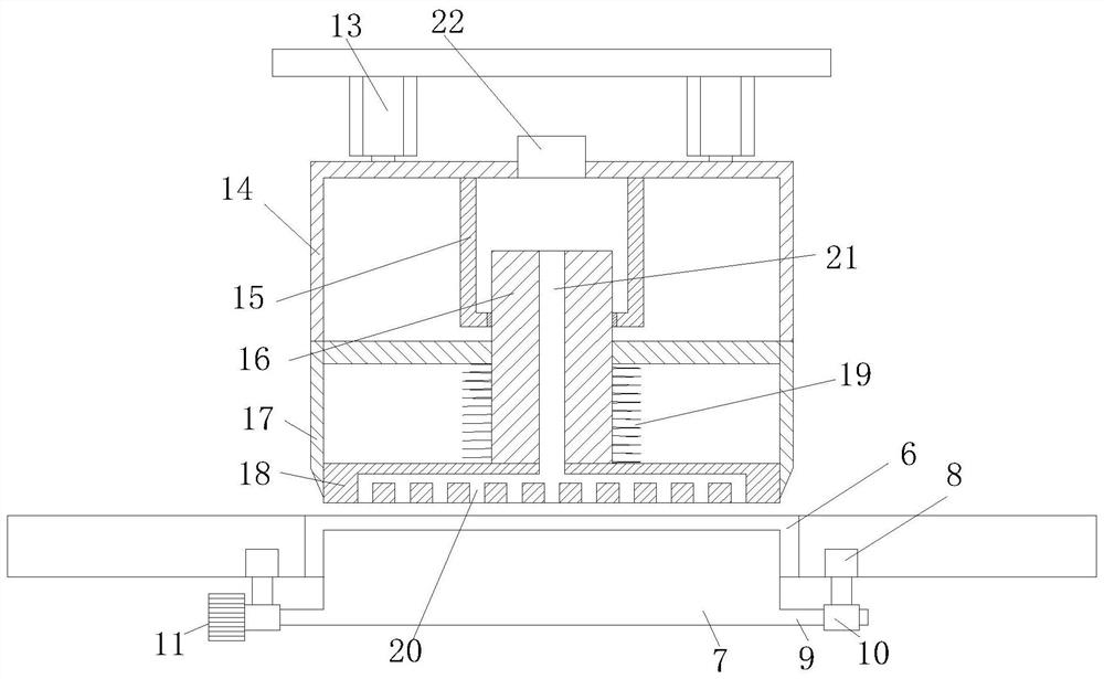 Packaging bag film cutting device