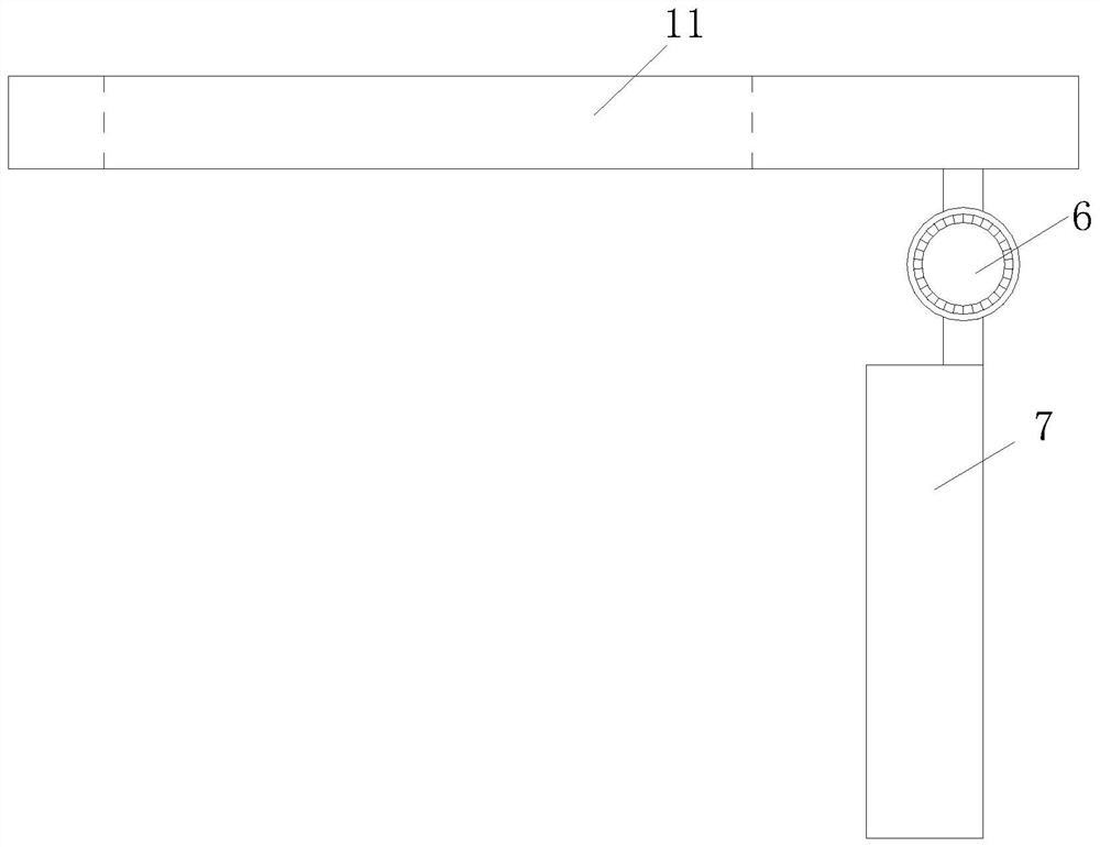 Packaging bag film cutting device