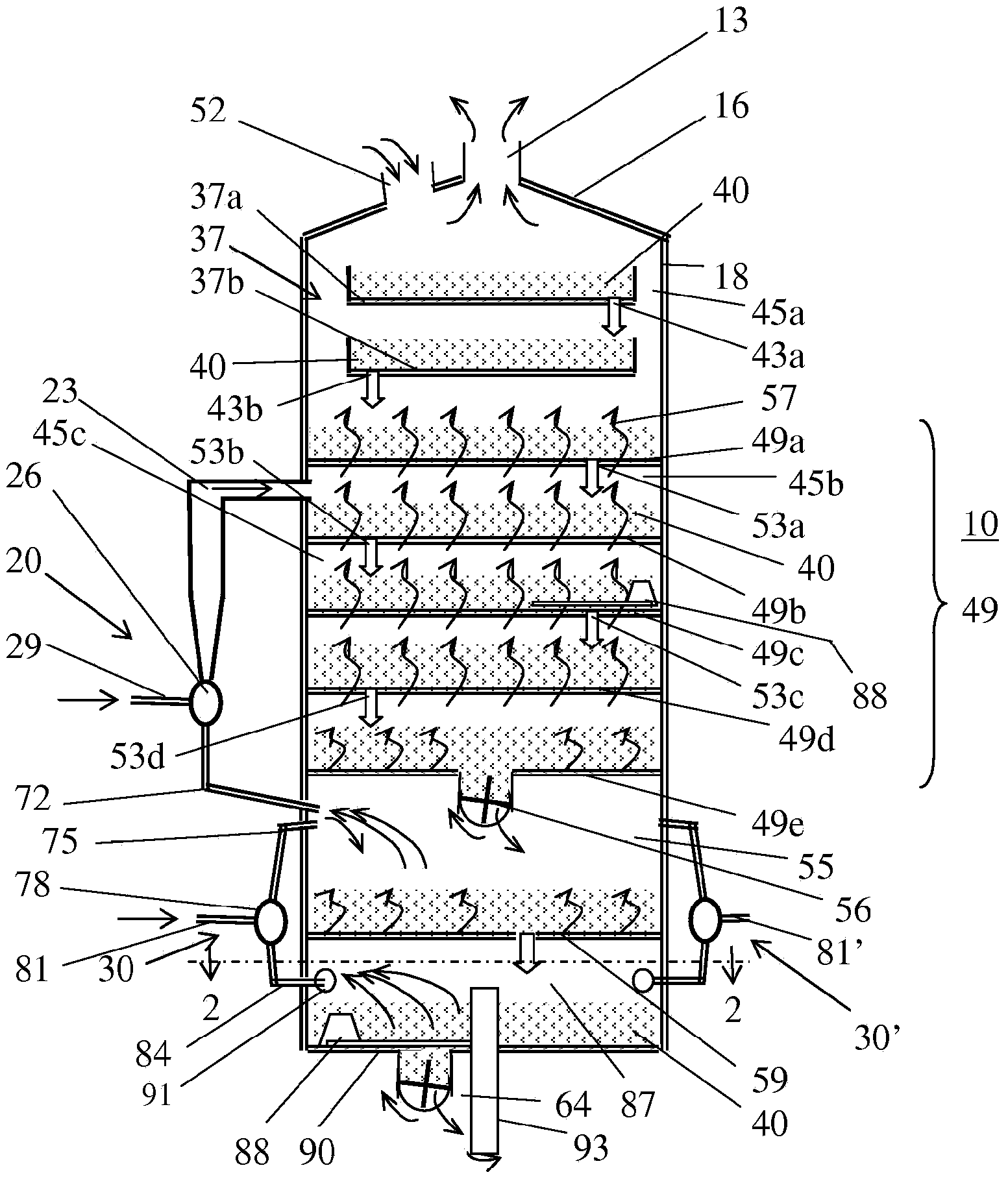 Solvent scavenger for a desolventizer toaster using a vapor recovery system